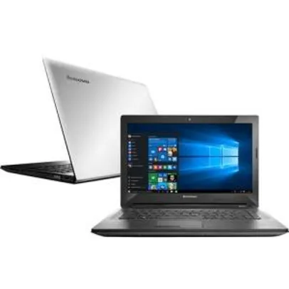 [Americanas] Notebook Lenovo G40-80 Intel Core i3 4GB 1TB Tela LED 14" Windows 10 Bluetooth - Prata por R$ 1583