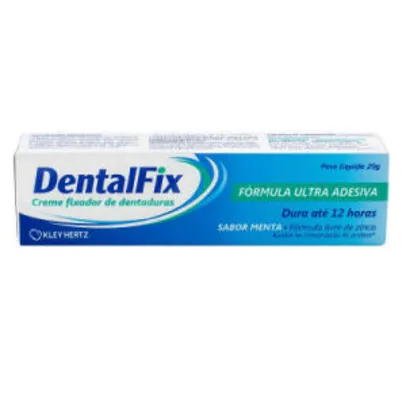 DentalFix Creme Fixador Para Dentaduras Sabor Menta 20g - R$2,49