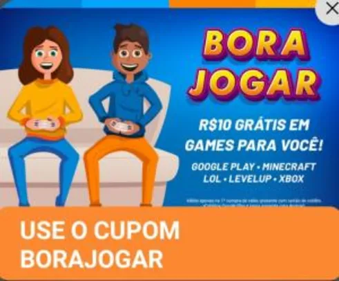 [1ª compra] R$10 grátis em games no RecargaPay