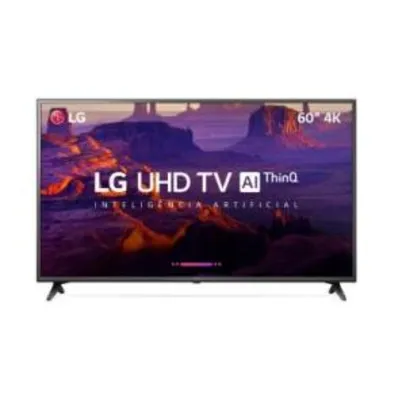 Smart TV LG 60" LED Ultra HD 4K 60UK6200 - R$3229