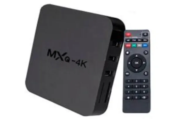 TV Box Android 6.0 4k Wi-Fi - Aplicativos Netflix e Youtube R$118