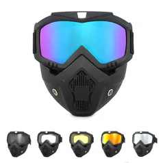 [Conta Nova CB Ali  R$6] Máscara e óculos com filtro de ar/ poeira para moto, bicicletas e snowboard