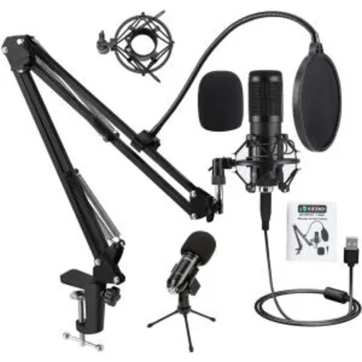 Kit Microfone Profissional VEDO | R$ 219