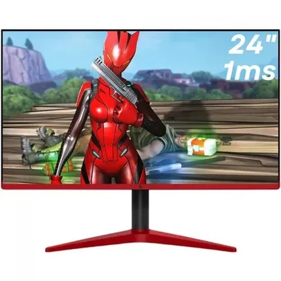 Monitor Gamer 3Green, 24 Pol, Full HD, LED, 75Hz, 1ms, HDMI/VGA, M2403G-LED