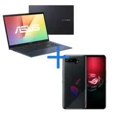 Notebook ASUS VivoBook + Smartphone ASUS ROG Phone 5 