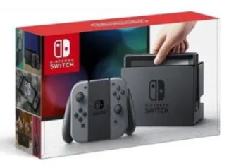 Nintendo Switch Cinza [R$ 365,80 de volta com AME (20%)]