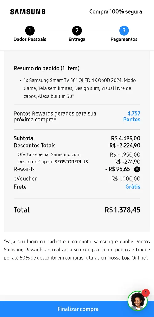 Imagen na descrição da promoção