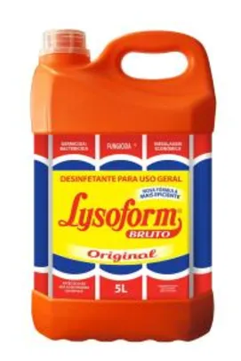 Desinfetante Bruto LYSOFORM 5 Litros R$ 39
