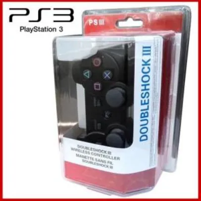 Controle Para Playstation 3 Ps3 Lacrado Sem Fio Dualshock - R$ 34,42