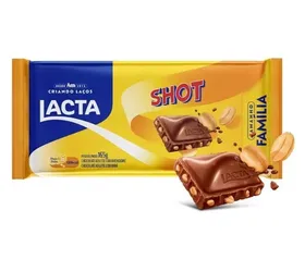 [AME SC R$5,79] Chocolate ao Leite Lacta Shot 165g