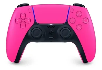 Controle joystick sem fio Sony PlayStation DualSense CFI-ZCT1 nova pink