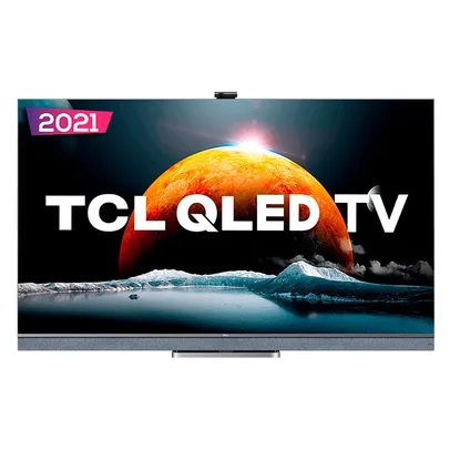 Smart TV TCL 55 Polegadas QLED 4K UHD, Android TV, 4 HDMI, 2 USB, Bluetooth, Wi-Fi, Alexa e Google Assistente, IA  - 55C825