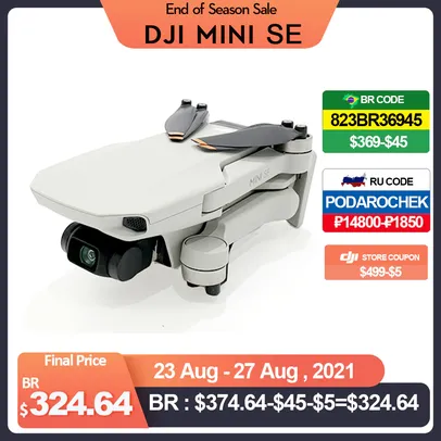 Dji mini SE - R$ 1.863,61 parcelado