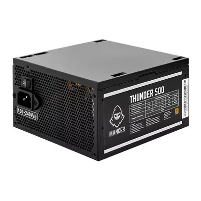 FONTE MANCER THUNDER 500W, 80 PLUS BRONZE, MCR-THR500-BL01-OEM