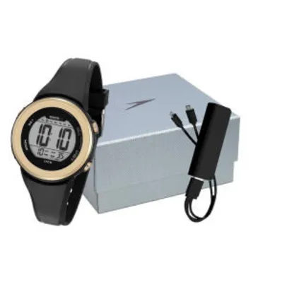 Relógio Feminino Speedo Digital + Carregador Portátil | R$108
