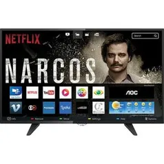 Smart TV LED 49" AOC LE49S5970 Full HD 3 HDMI 2 USB Wi-Fi - R$ 1872