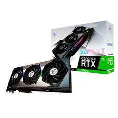 [NINJA] Placa de Vídeo MSI NVIDIA GeForce RTX 3090 Ti Suprim X, 24GB GDDR6X, RGB, DLSS, Ray Tracing - GeForce RTX 3090 Ti SUPRIM X 24G