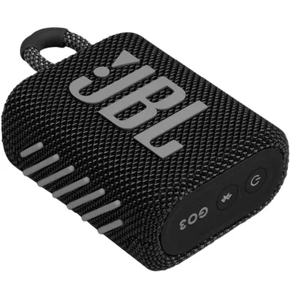 Caixa de Som Bluetooth Go 3 Preto - JBL | R$195