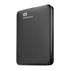 HD WD Externo Portátil Elements USB 3.0 2TB WDBU6Y0020BBK R$400