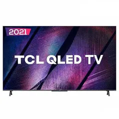 Smart TV 4K qled tcl 65 com Dolby Vision, HDR10 +, Wi-Fi - 65C725