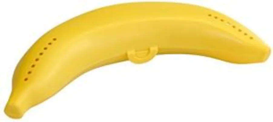 Porta Banana Fackelmann Amarelo Plastico | R$24