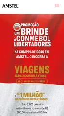 Promoção Um Brinde à Conmebol Libertadores