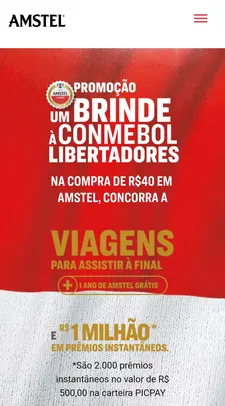 Promoção Um Brinde à Conmebol Libertadores