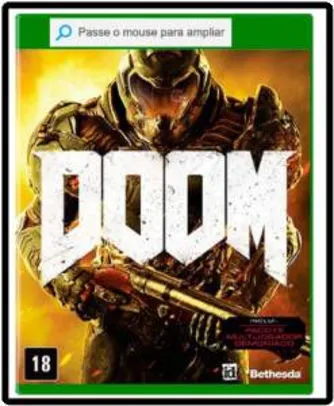 [Submarino] Game Doom - Xbox One No CC Submarino por R$ 127