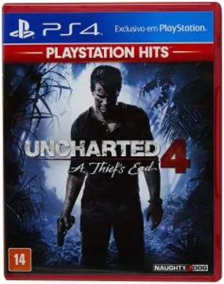 Uncharted 4 Thief`s End Hits - PlayStation 4 - R$60