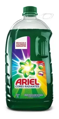 Sabão líquido Ariel Cores Radiantes Clássico Diluído frasco 3 L