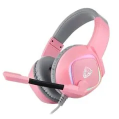 Headset Gamer Motospeed G750, RGB, 7.1 Virtual, Drivers 40mm, Rosa - - R$149