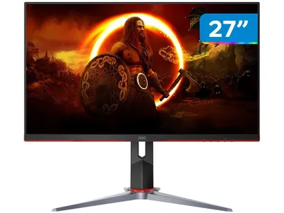 Foto do produto Monitor Gamer Aoc Hero Quad 27 Freesync QHD Q27G2 155Hz 1ms