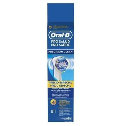 Refil para Escova de Dente Oral-B Elétrica Precision Clean - 4 unidades R$ 44,9