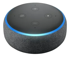 [NV 6] Amazon Echo Dot 3 Gen com assistente virtual Alexa carvão 110V/240V