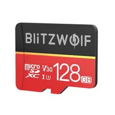 BlitzWolf® BW-TF1 Class 10 UHS-3 V30 64GB Micro SD TF Memory Card with Adapter