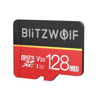 BlitzWolf® BW-TF1 Class 10 UHS-3 V30 64GB Micro SD TF Memory Card with Adapter