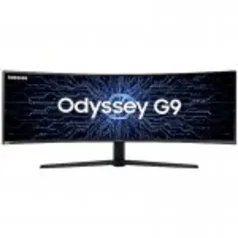 Monitor Gamer Curvo Samsung Odyssey 49 DQHD Série G9 240Hz 1ms