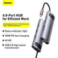 Baseus USB C HUB HDMI - compativel Adaptador for MacBook