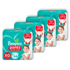 Fraldas Pampers Pants (R$ 67,49 cada)