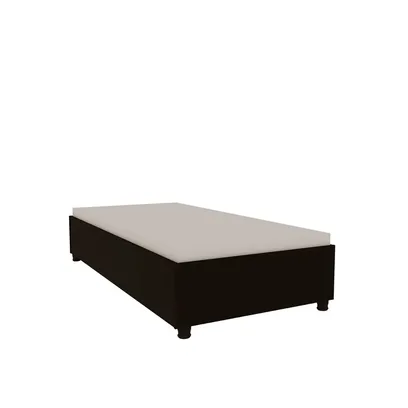 Foto do produto Cama Box Solteiro Mônaco Tcil Preto Fosco