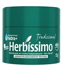 [Prime] Desodorante Creme Herbissimo Tradicional 55gr | mín 3 unid | R$3,91