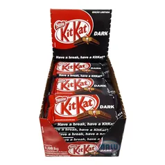 Chocolate KitKat Dark 41,5g c/ 24 - Nestlé | R$19