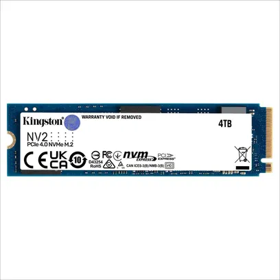 Foto do produto Ssd Kingston NV2 4TB Nvme M.2 Pcie 4.0 - SNV2S/4000G