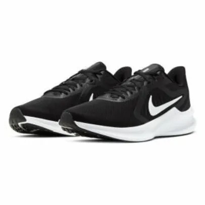 Saindo por R$ 189,99: Tênis Nike Downshifter 10 Masculino - Preto e Branco R$190 | Pelando