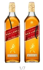 Kit 2L Whisky Johnnie Walker Red Label Escocês [R$ 81 1L]