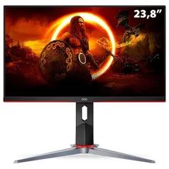 Monitor Gamer LED 23.8" Full HD AOC Hero Z 24G2Z 240 Hz, G-Sync, 0,5 ms, Painel IPS, Base Ajustável 