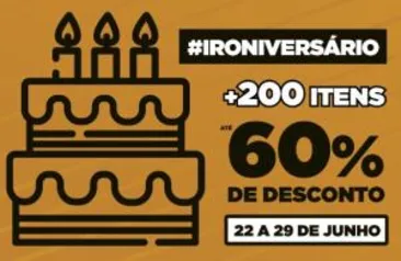 Promoção de Aniversário Iron Studios