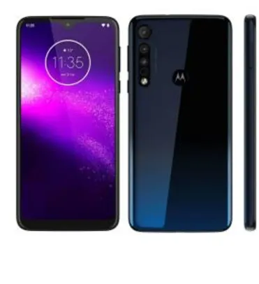 Smartphone Motorola One Macro Azul Espacial 64GB | R$1.134