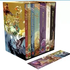 Box Harry Potter 7 volumes e marcador | R$91