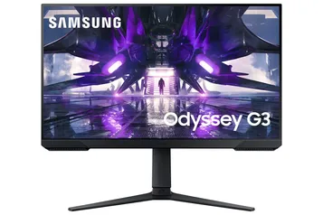 Monitor Gamer Samsung Odyssey 27, FHD, 144Hz, 1ms, Freesync, LF27G35TFWLXZD, Série G3 - Preto